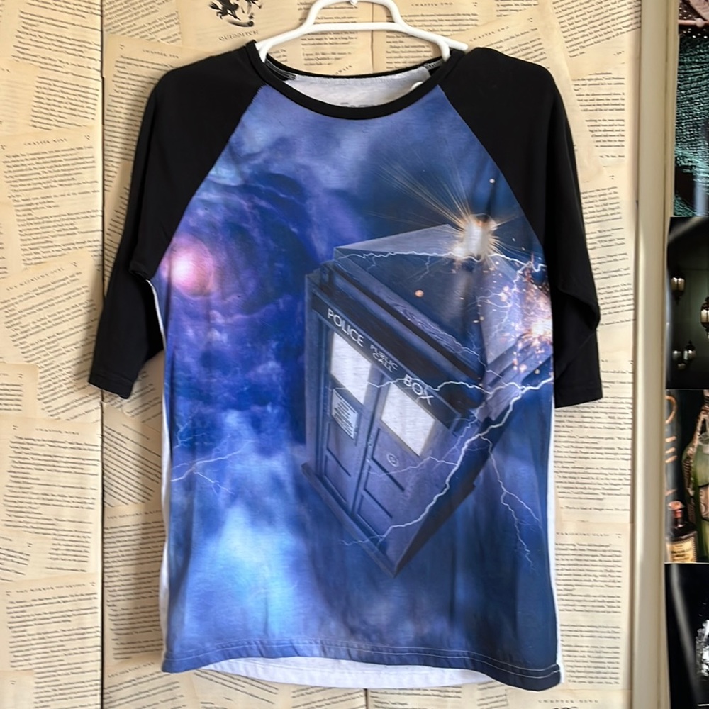 Doctor Who baseball tee